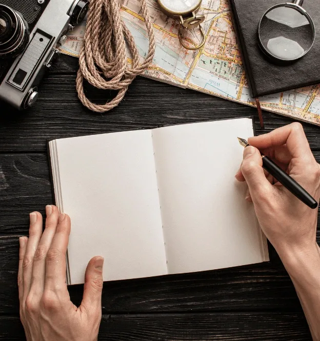 Carnet de voyage et préparation itinéraire train - planification slow travel France